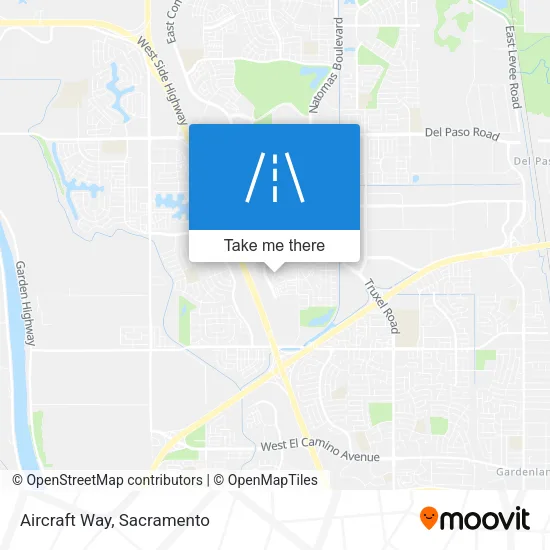 Aircraft Way map