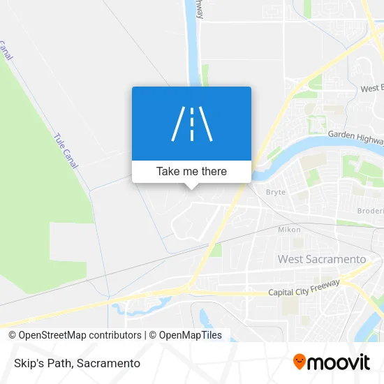Skip's Path map
