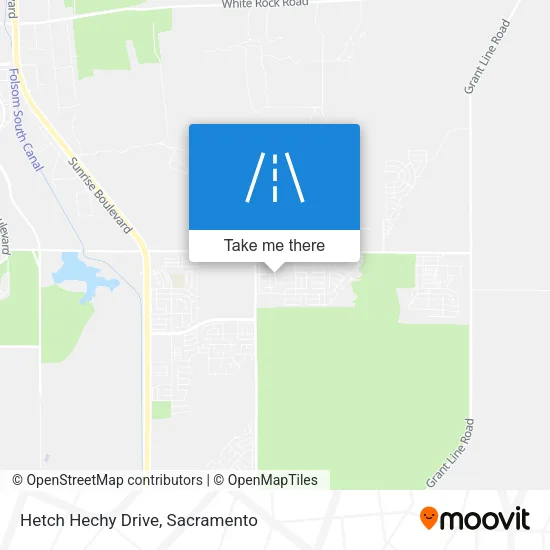 Hetch Hechy Drive map