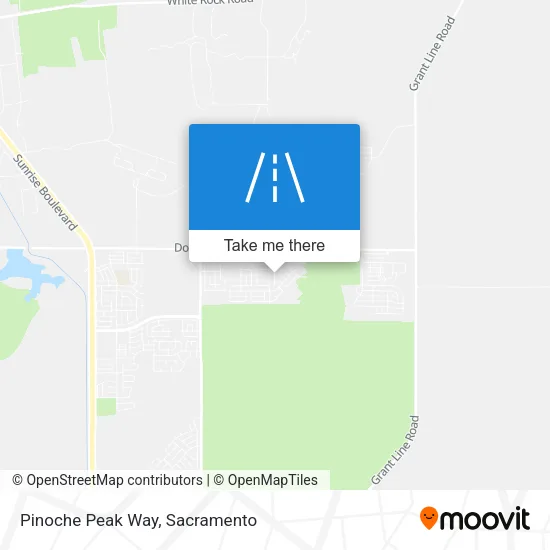 Pinoche Peak Way map