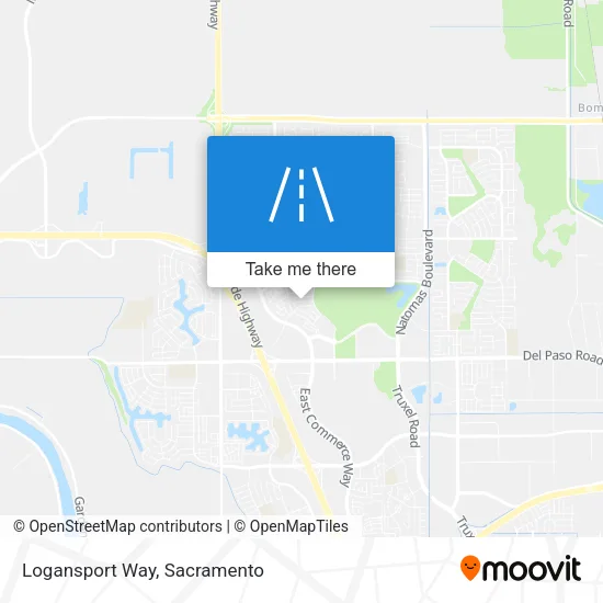 Logansport Way map