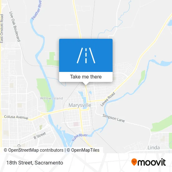 18th Street map