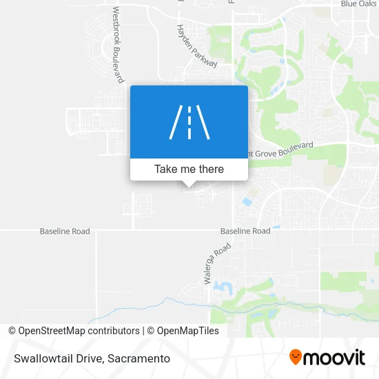 Swallowtail Drive map