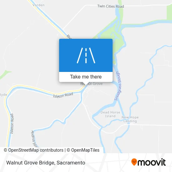 Mapa de Walnut Grove Bridge