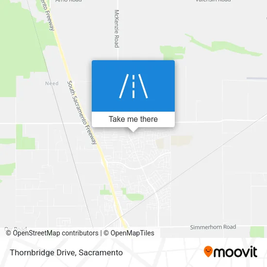 Thornbridge Drive map