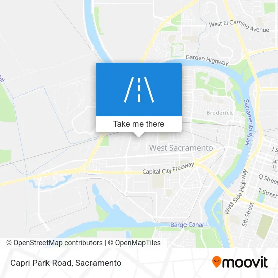 Capri Park Road map