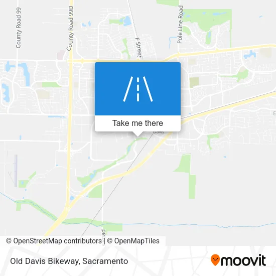 Mapa de Old Davis Bikeway