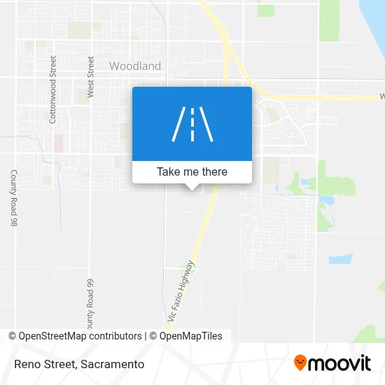 Reno Street map