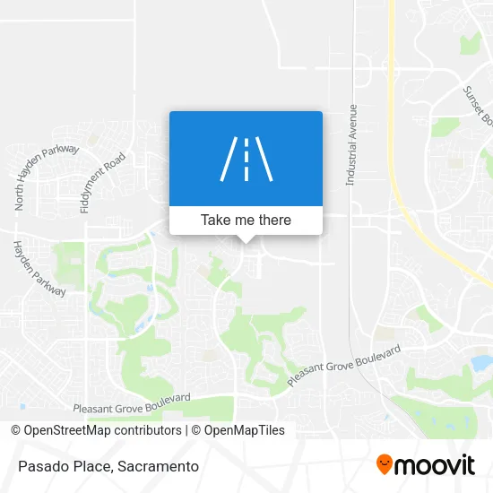 Pasado Place map