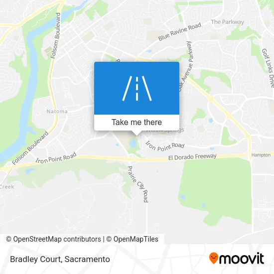 Mapa de Bradley Court