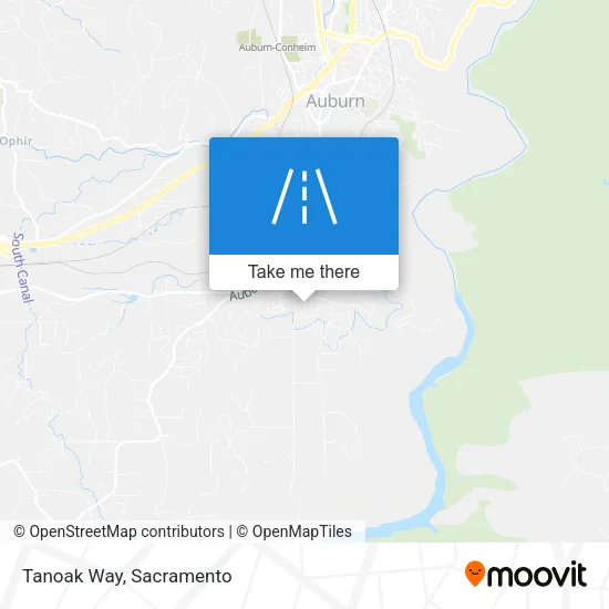 Mapa de Tanoak Way