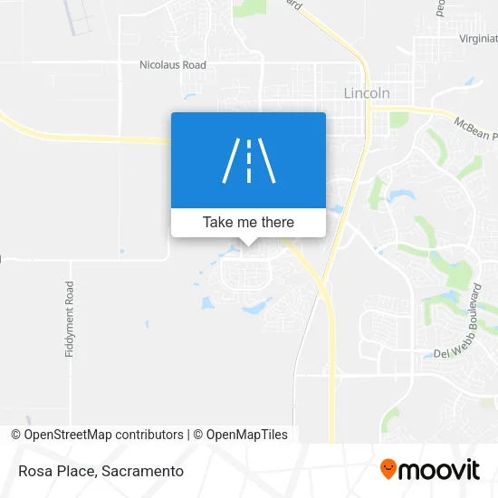 Rosa Place map