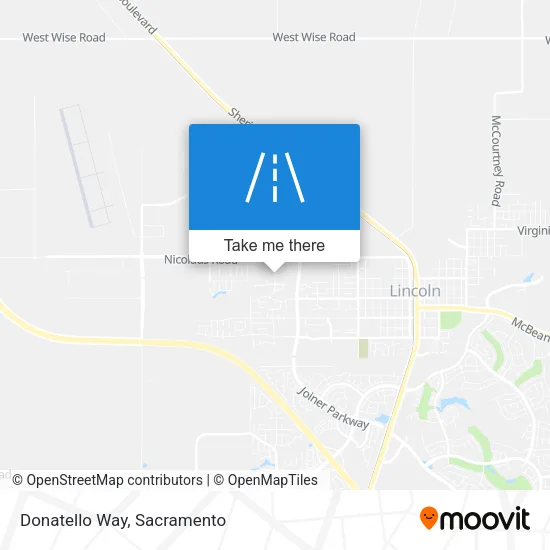Donatello Way map