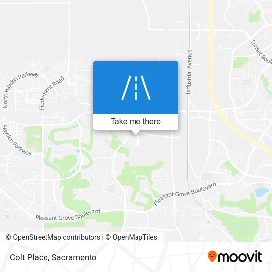Colt Place map