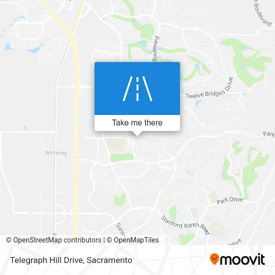 Telegraph Hill Drive map