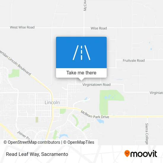 Mapa de Read Leaf Way