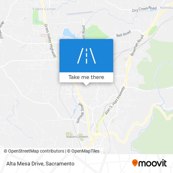 Alta Mesa Drive map
