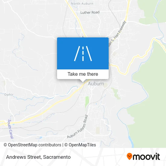 Andrews Street map