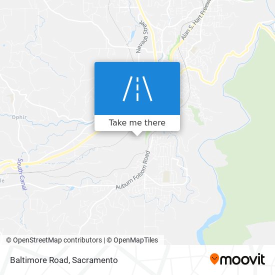 Mapa de Baltimore Road