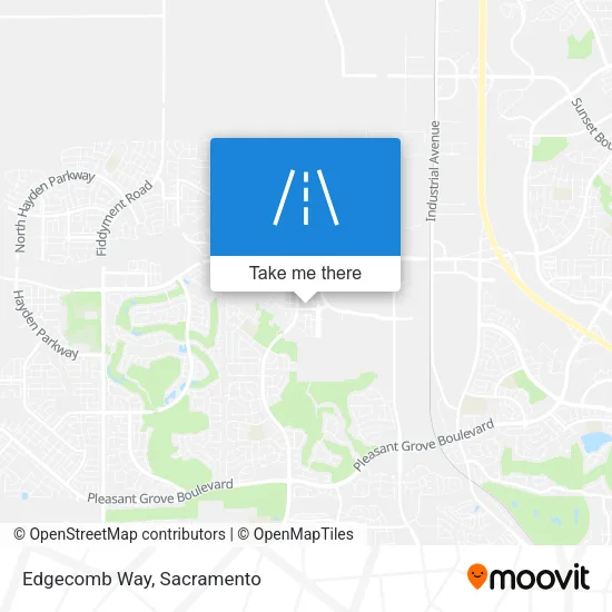 Edgecomb Way map