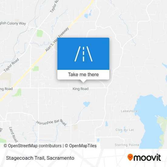 Stagecoach Trail map