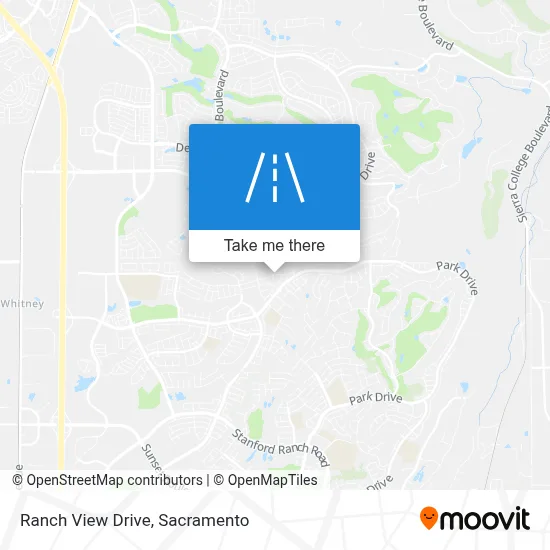 Ranch View Drive map