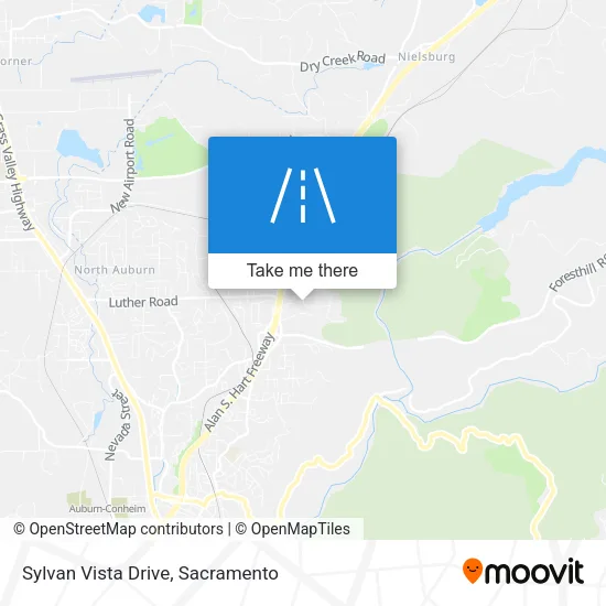 Sylvan Vista Drive map