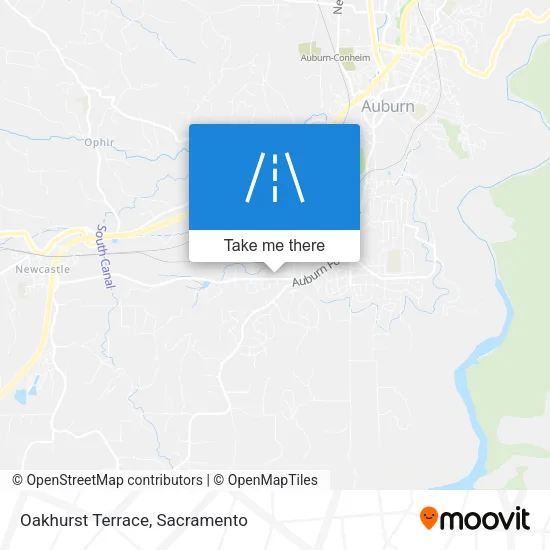 Mapa de Oakhurst Terrace