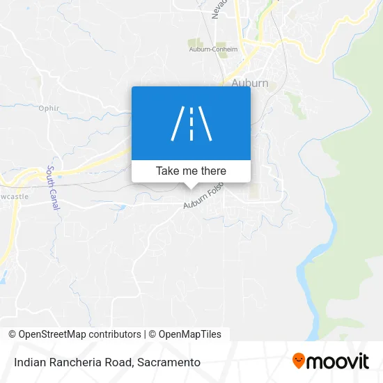 Mapa de Indian Rancheria Road