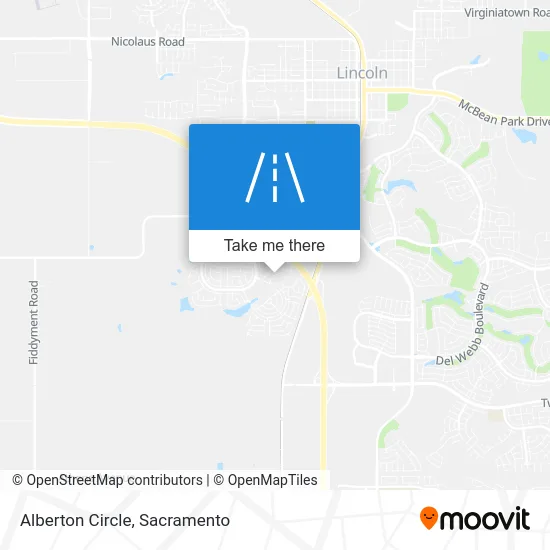 Alberton Circle map