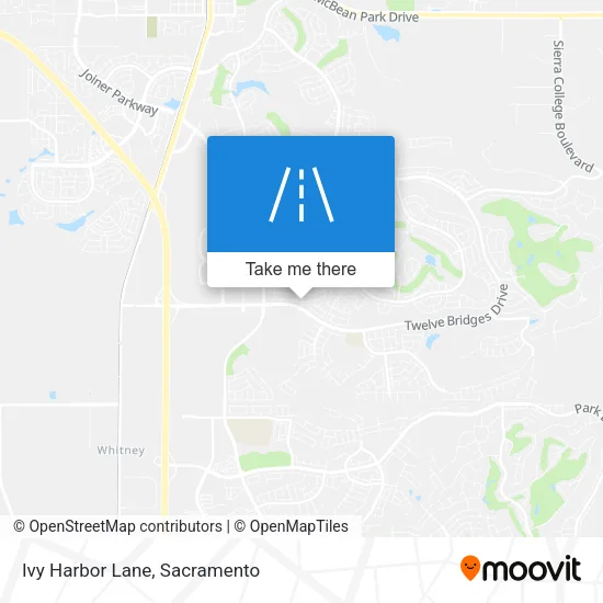 Ivy Harbor Lane map