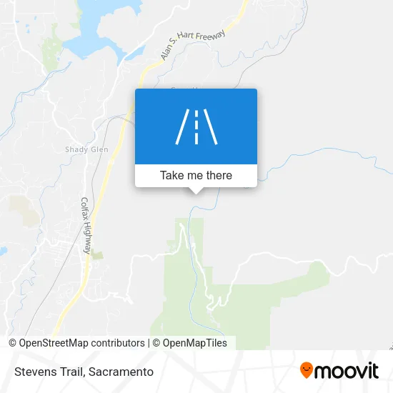 Stevens Trail map