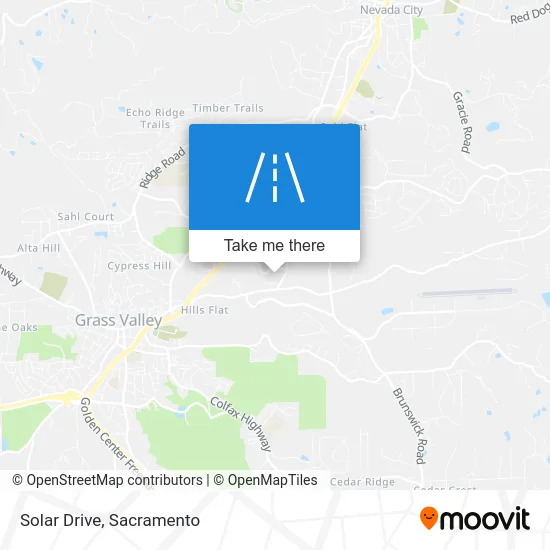 Solar Drive map