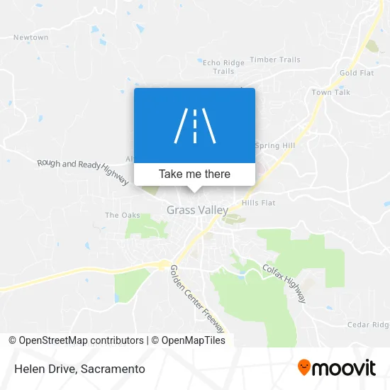Helen Drive map