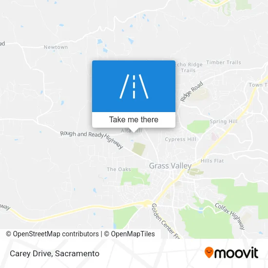 Carey Drive map
