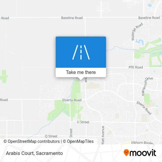 Arabis Court map