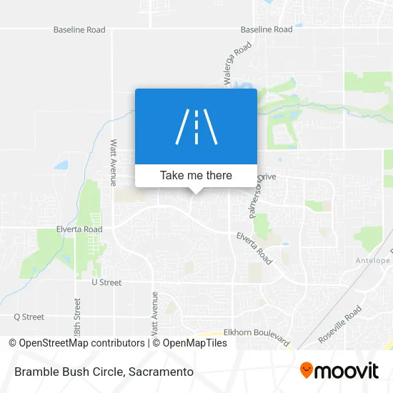 Mapa de Bramble Bush Circle