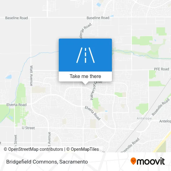Bridgefield Commons map