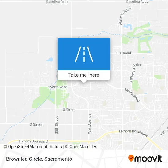 Brownlea Circle map
