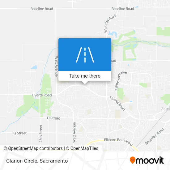Clarion Circle map