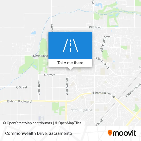 Mapa de Commonwealth Drive
