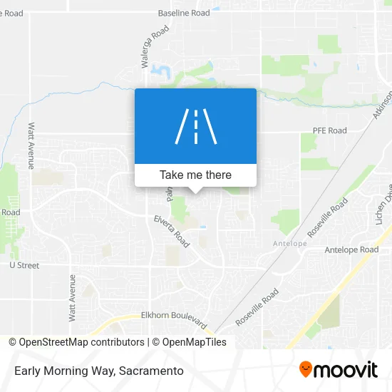 Early Morning Way map