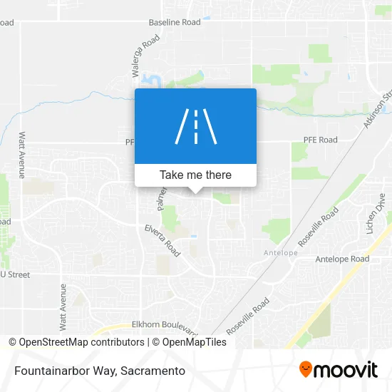 Mapa de Fountainarbor Way