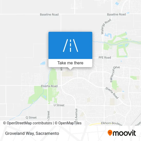 Mapa de Groveland Way