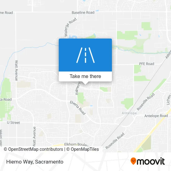 Hiemo Way map