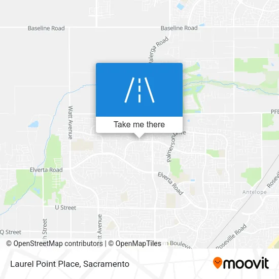 Mapa de Laurel Point Place