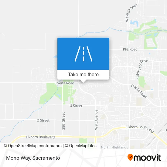 Mono Way map