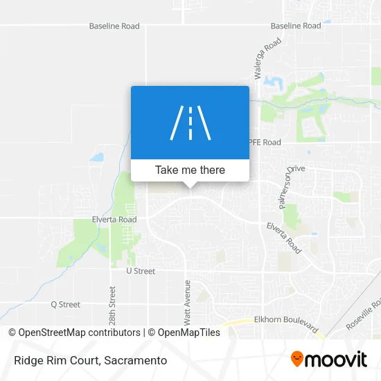 Mapa de Ridge Rim Court