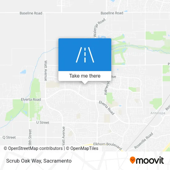 Mapa de Scrub Oak Way