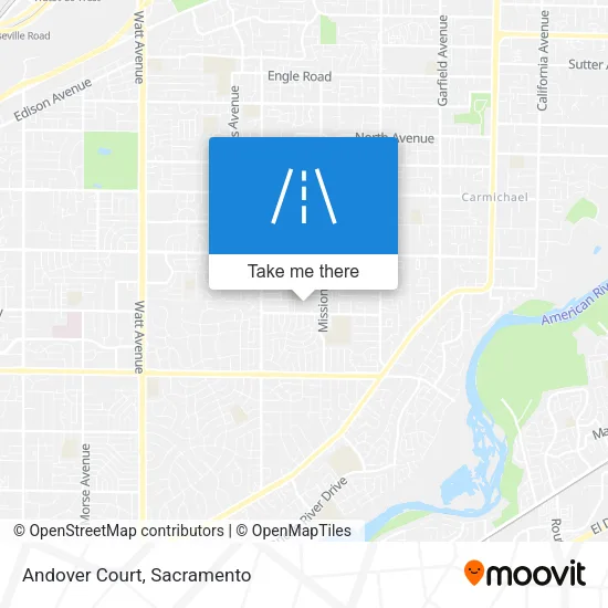 Andover Court map